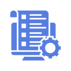 Document with gear icon