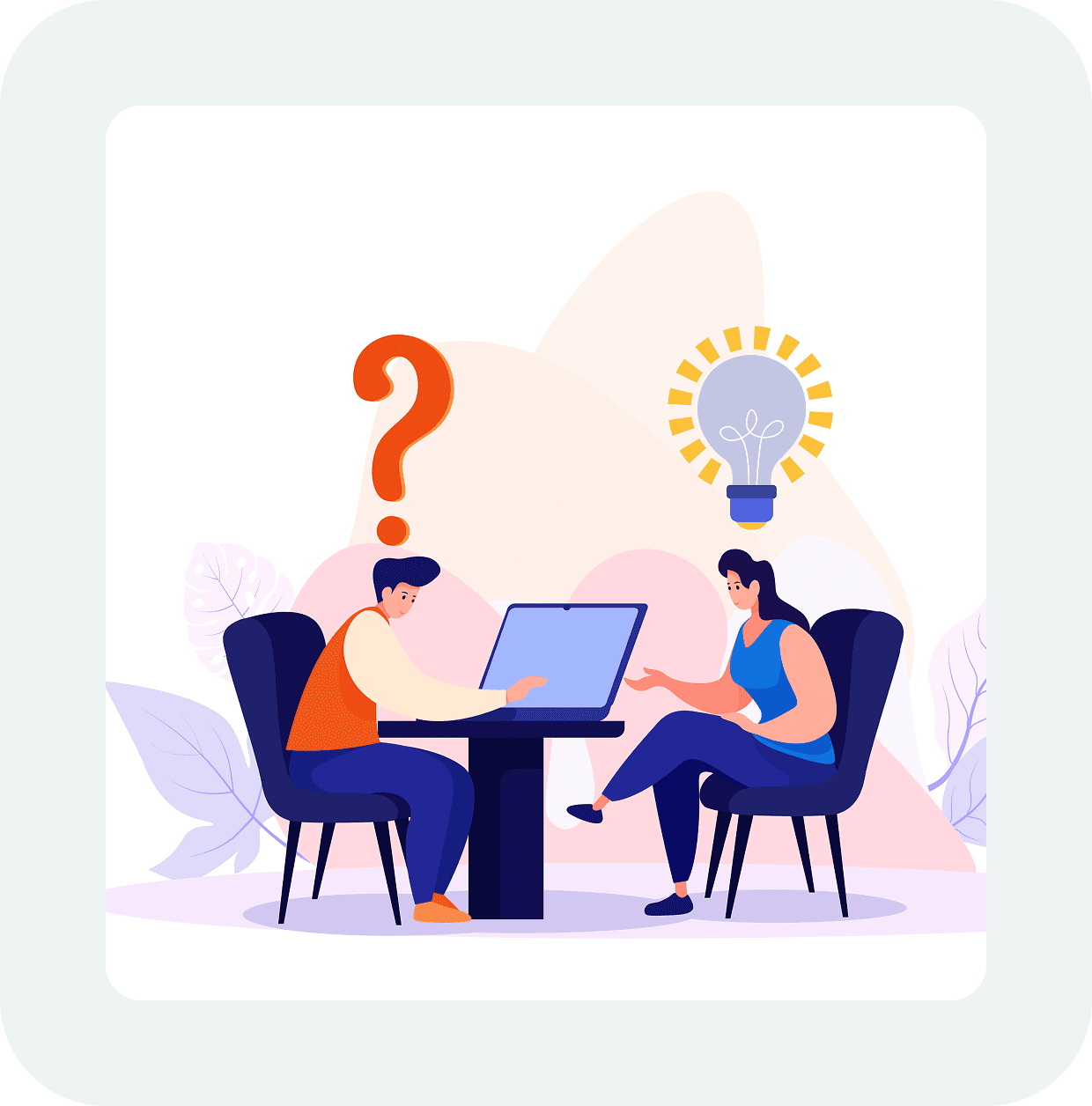 Collaborative idea generation illustration